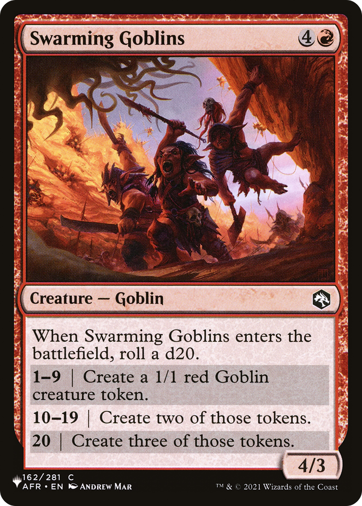 Swarming Goblins [The List Reprints] | Eastridge Sports Cards & Games