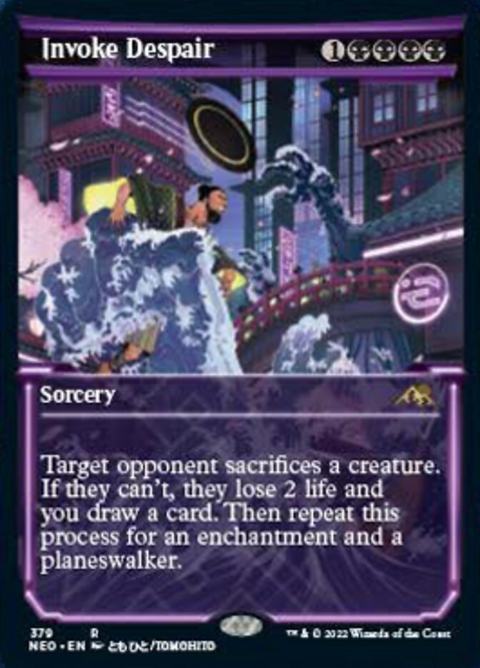 Invoke Despair (Showcase Soft Glow) [Kamigawa: Neon Dynasty] | Eastridge Sports Cards & Games
