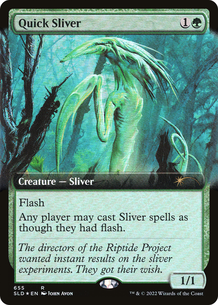 Quick Sliver (Extended Art) [Secret Lair Drop Promos] | Eastridge Sports Cards & Games