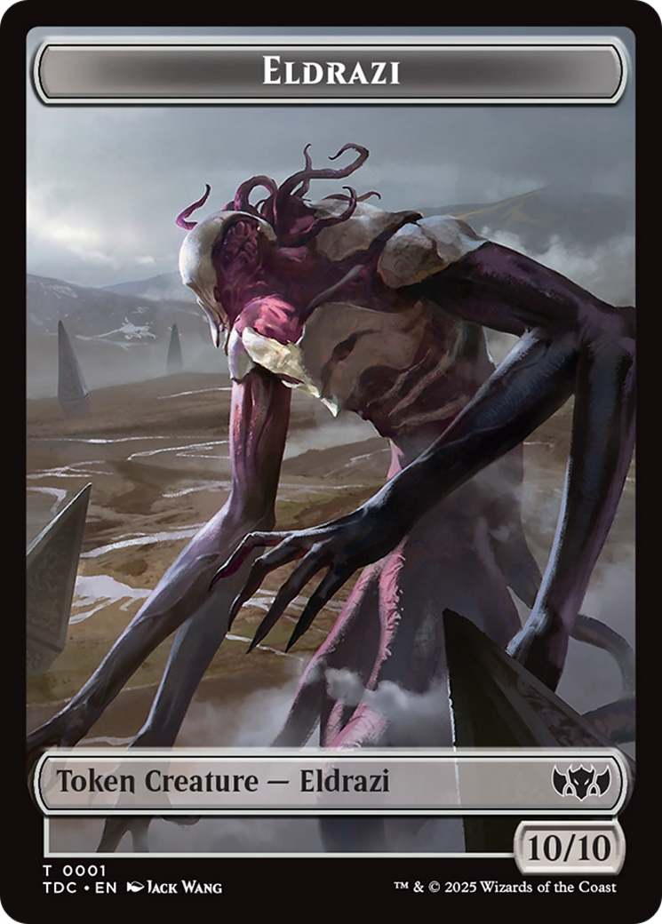 Eldrazi // Citizen Double-Sided Token [Tarkir: Dragonstorm Commander Tokens] | Eastridge Sports Cards & Games
