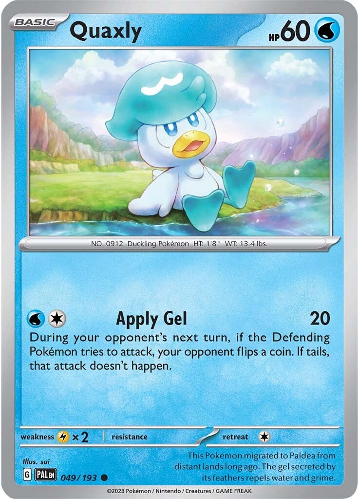 Quaxly (049/193) [Scarlet & Violet: Paldea Evolved] | Eastridge Sports Cards & Games