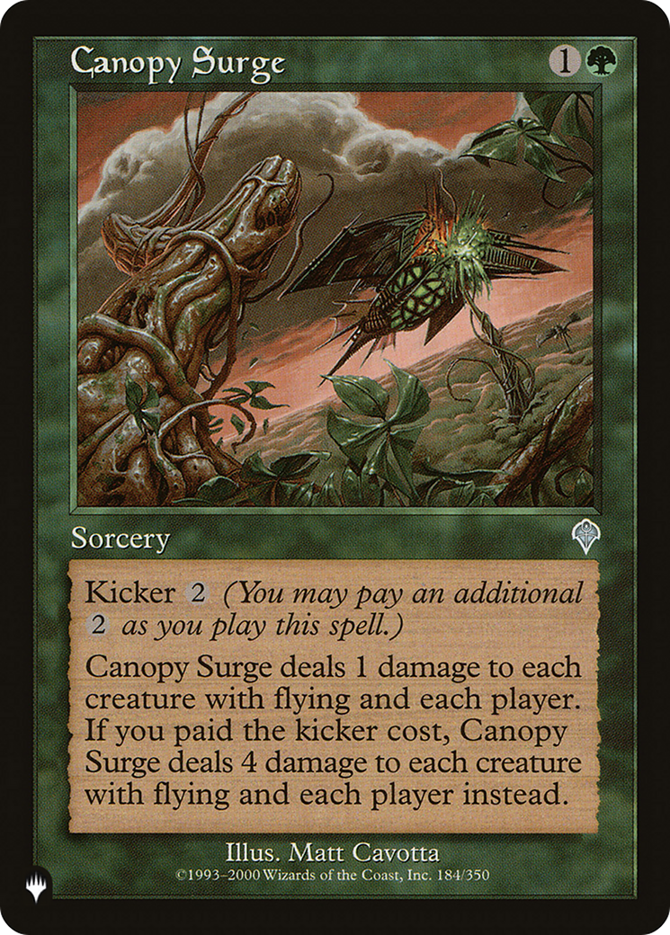 Canopy Surge [The List] | Eastridge Sports Cards & Games