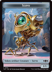 Servo // Warrior Double-Sided Token [Tarkir: Dragonstorm Commander Tokens] | Eastridge Sports Cards & Games