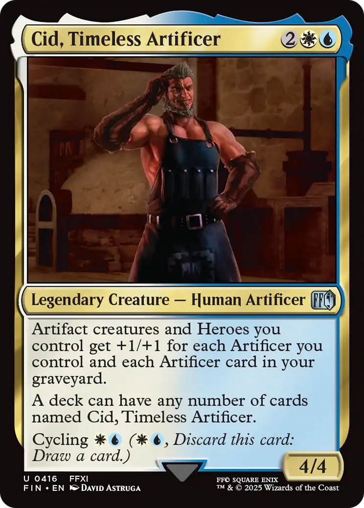 Cid, Timeless Artificer (0416) [FINAL FANTASY] | Eastridge Sports Cards & Games