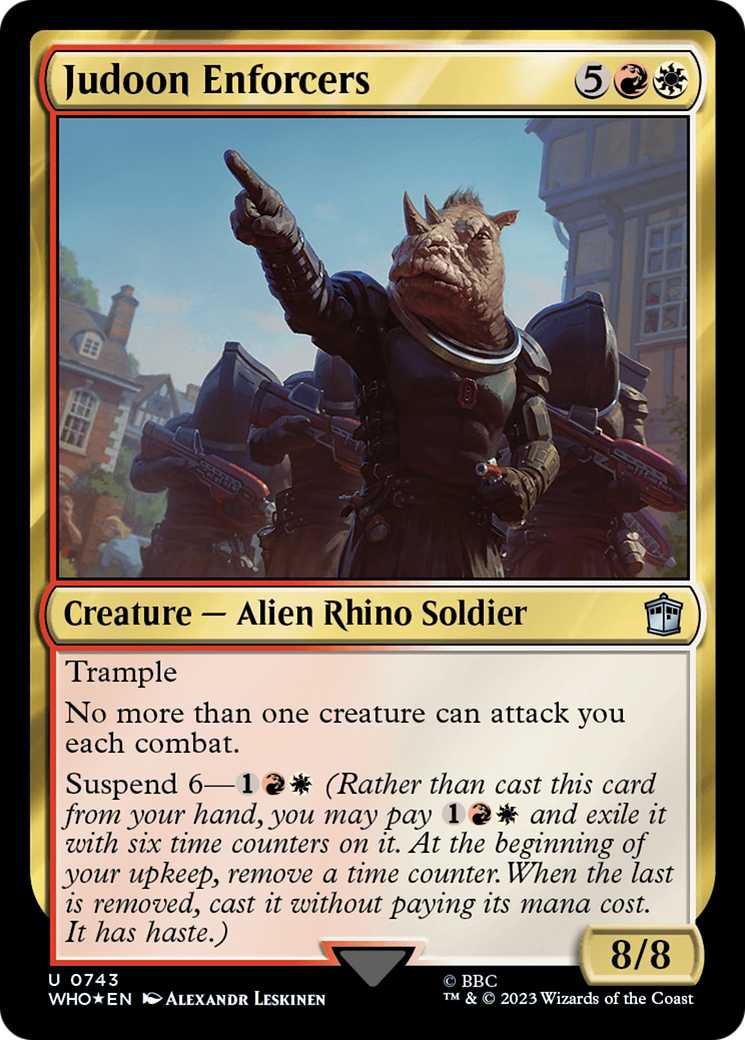 Judoon Enforcers (Surge Foil) [Doctor Who] | Eastridge Sports Cards & Games