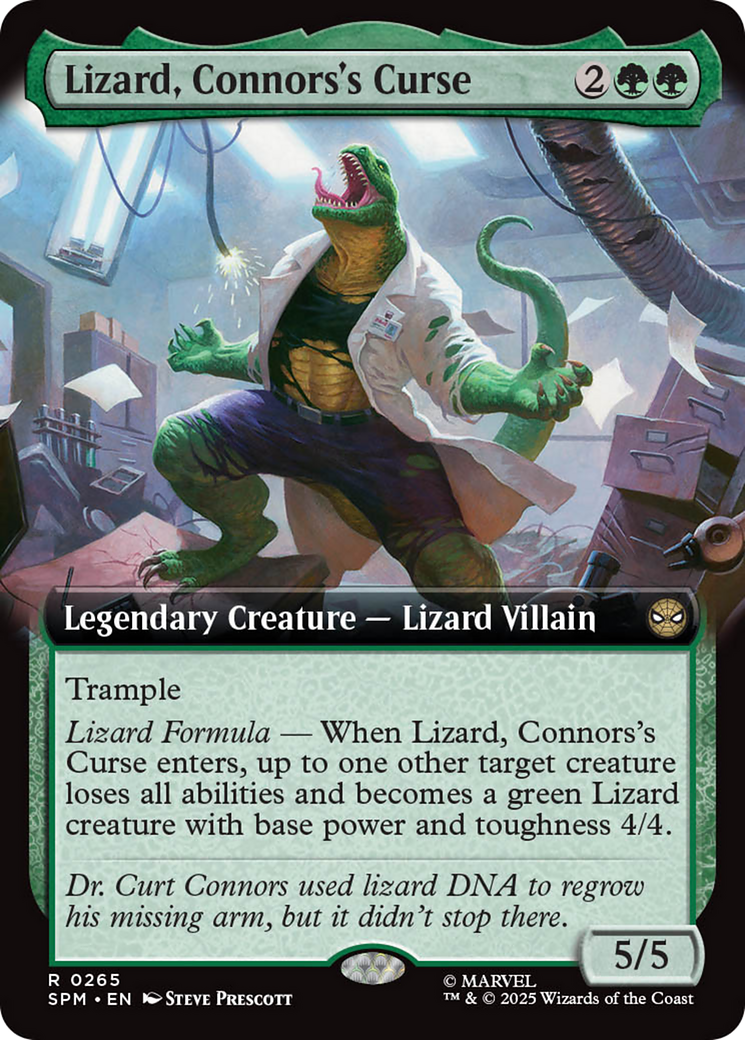 Lizard, Connors's Curse (Extended Art) [Marvel's Spider-Man] | Eastridge Sports Cards & Games