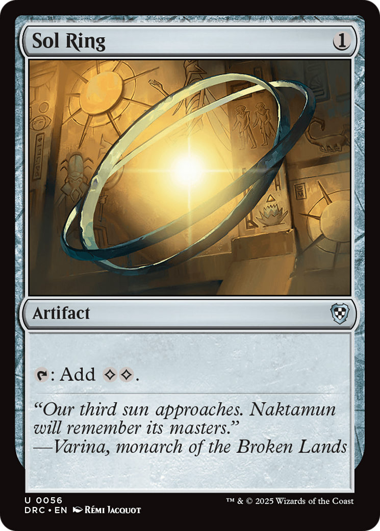 Sol Ring [Aetherdrift Commander] | Eastridge Sports Cards & Games