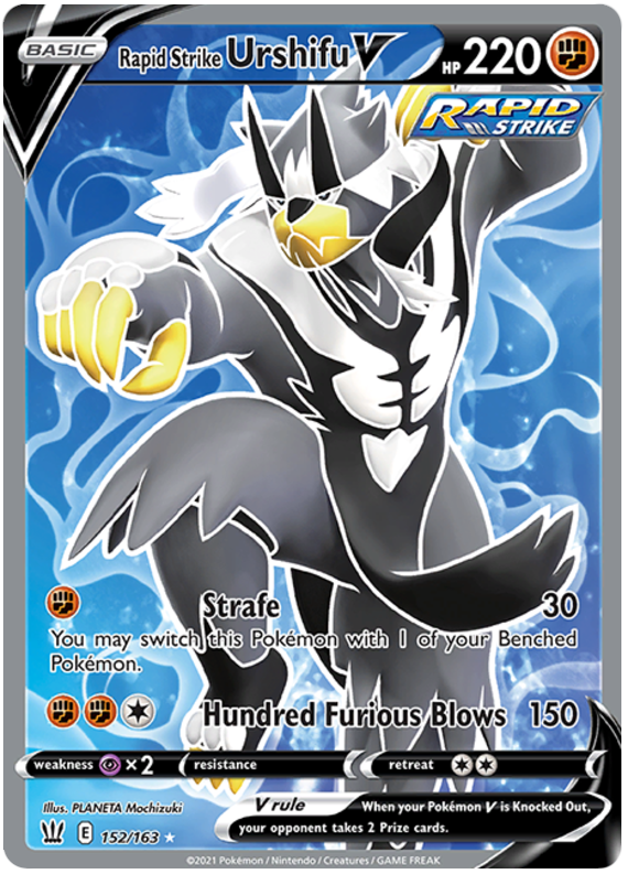 Rapid Strike Urshifu V (152/163) [Sword & Shield: Battle Styles] | Eastridge Sports Cards & Games