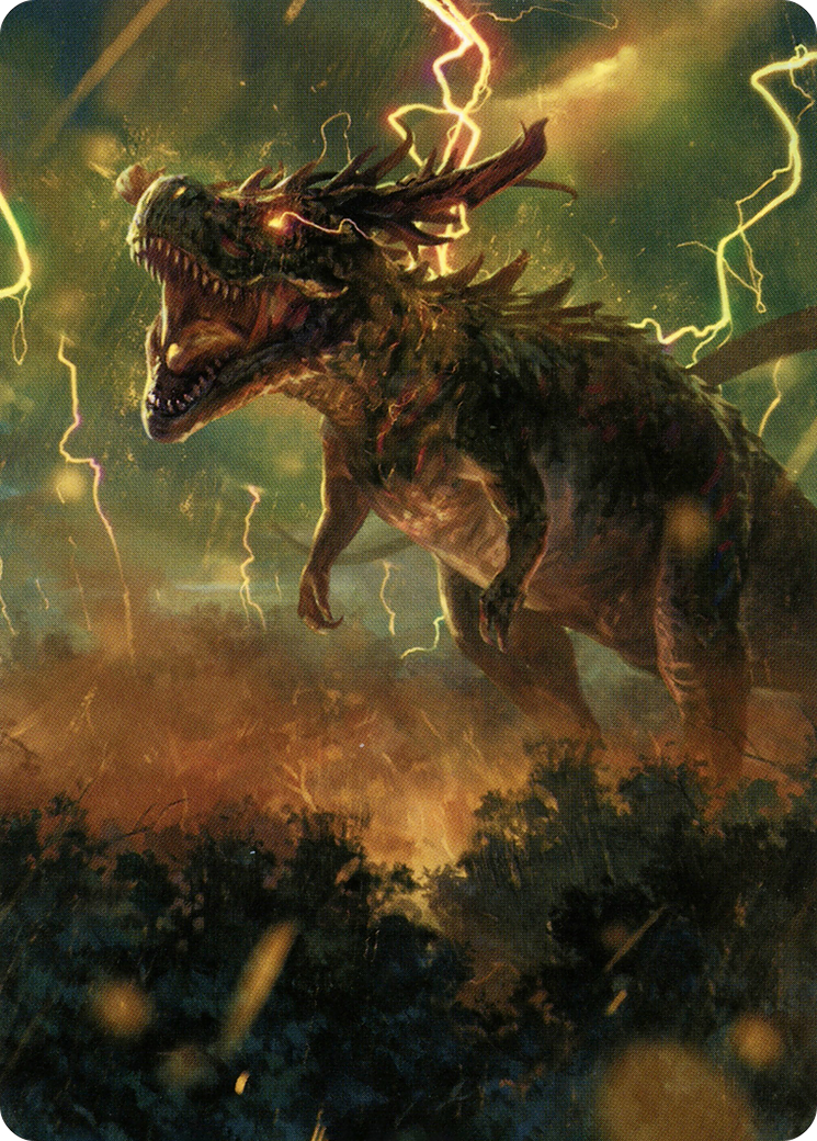 Thrasta, Tempest's Roar Art Card (42) [Modern Horizons 2 Art Series] | Eastridge Sports Cards & Games
