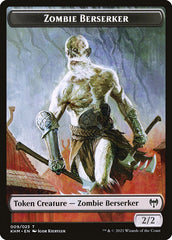 Treasure // Zombie Berserker Double-Sided Token [Kaldheim Tokens] | Eastridge Sports Cards & Games