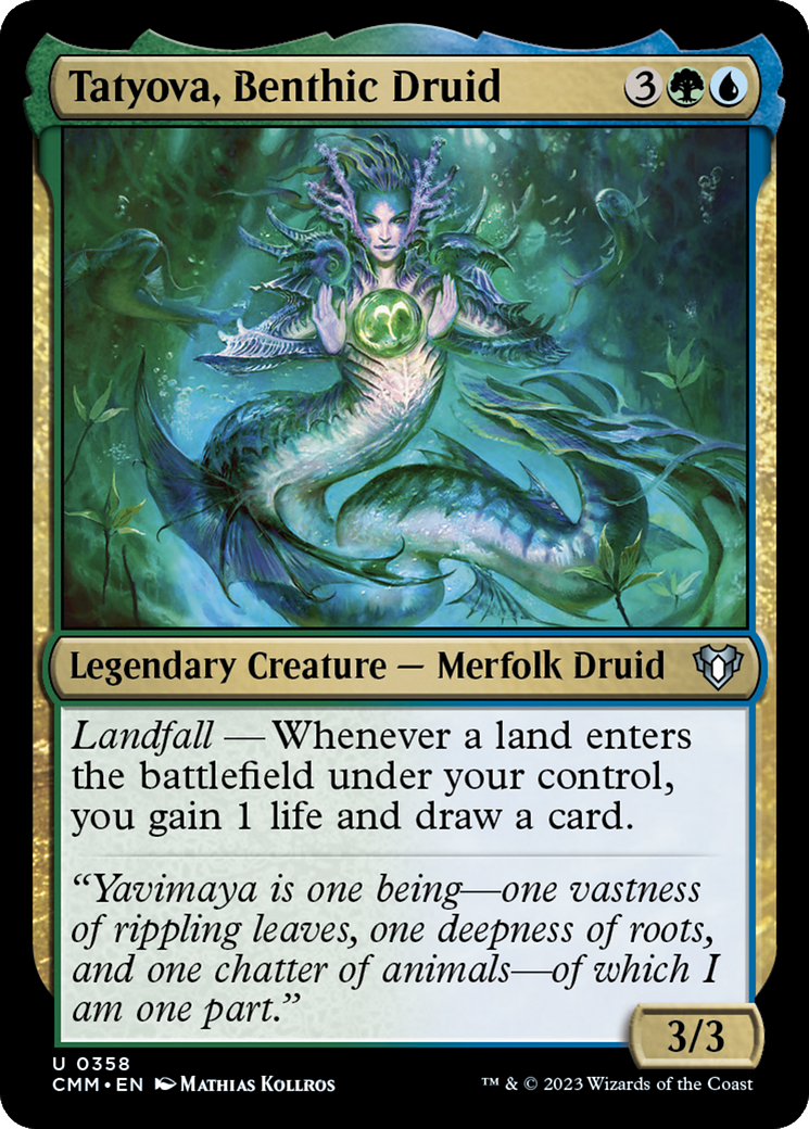 Tatyova, Benthic Druid [Commander Masters] | Eastridge Sports Cards & Games