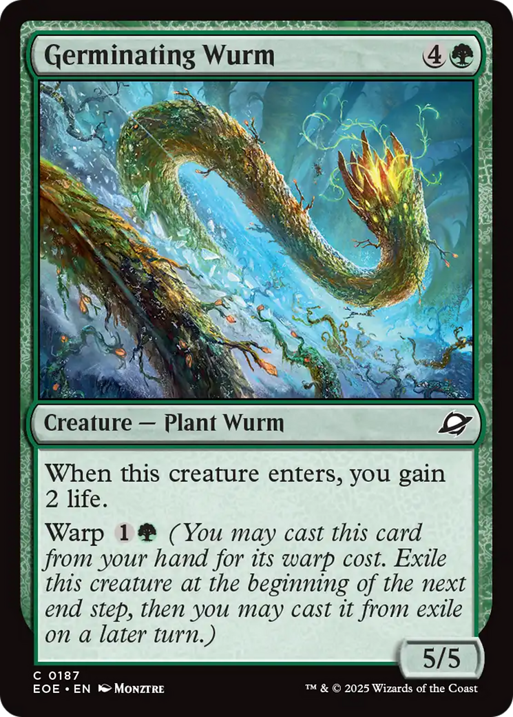 Germinating Wurm [Edge of Eternities] | Eastridge Sports Cards & Games