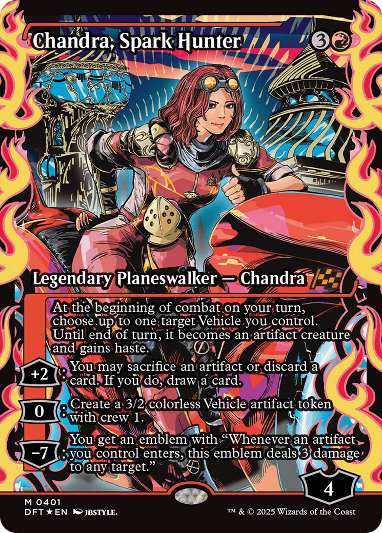 Chandra, Spark Hunter (Showcase) [Aetherdrift] | Eastridge Sports Cards & Games