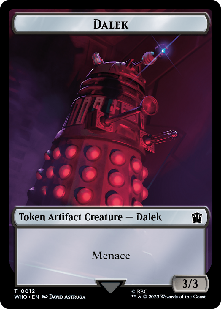 Dalek // Alien Insect Double-Sided Token [Doctor Who Tokens] | Eastridge Sports Cards & Games