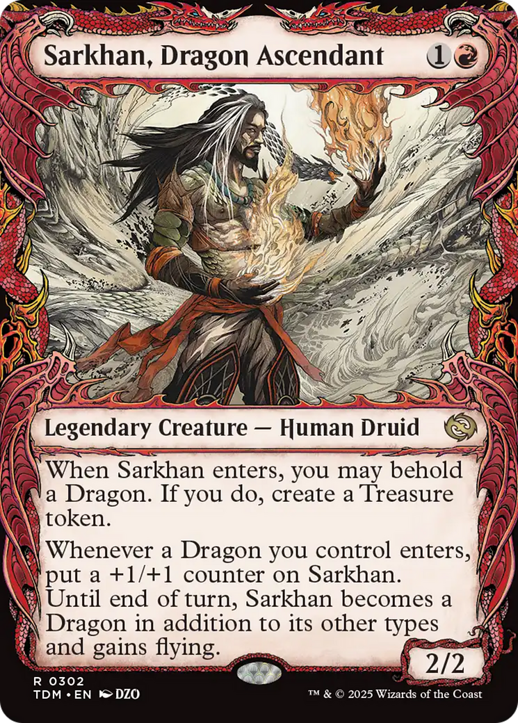 Sarkhan, Dragon Ascendant (0302) (Showcase) [Tarkir: Dragonstorm] | Eastridge Sports Cards & Games