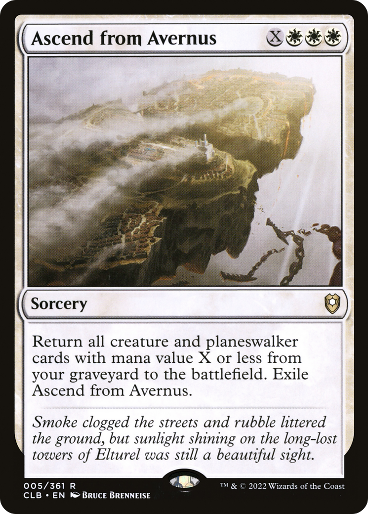 Ascend from Avernus [Commander Legends: Battle for Baldur's Gate]
