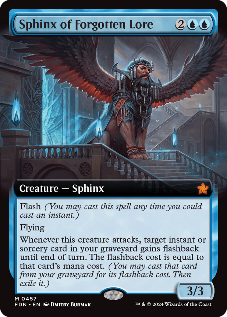 Sphinx of Forgotten Lore (Extended Art) [Foundations] | Eastridge Sports Cards & Games