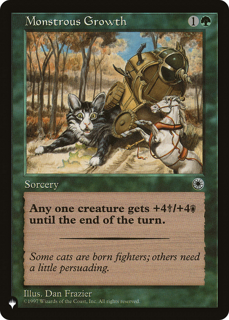 Monstrous Growth (Flavor Text) [The List] | Eastridge Sports Cards & Games