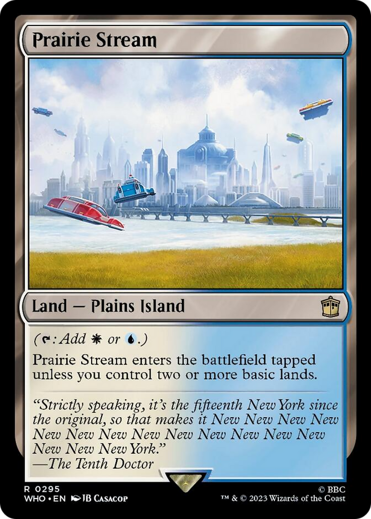 Prairie Stream [Doctor Who] | Eastridge Sports Cards & Games