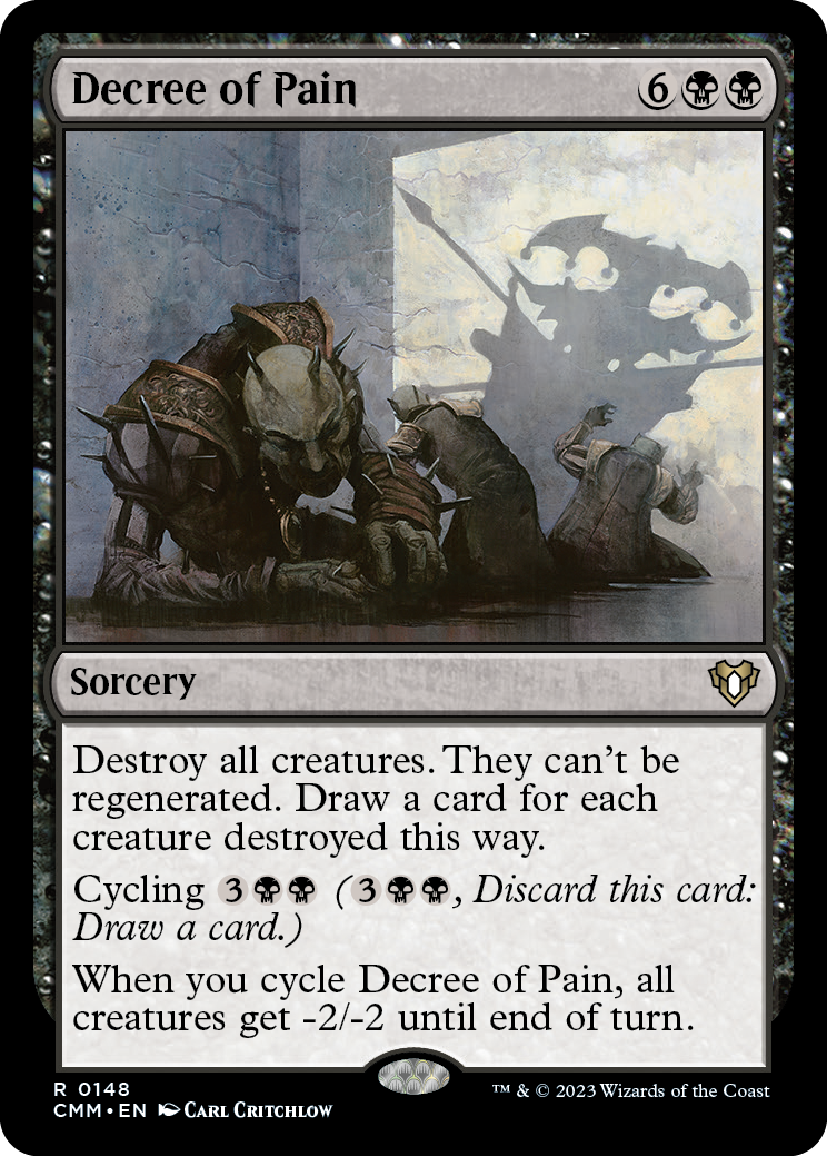 Decree of Pain [Commander Masters] | Eastridge Sports Cards & Games