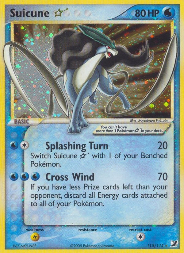 Suicune Star (115/115) [EX: Unseen Forces] | Eastridge Sports Cards & Games