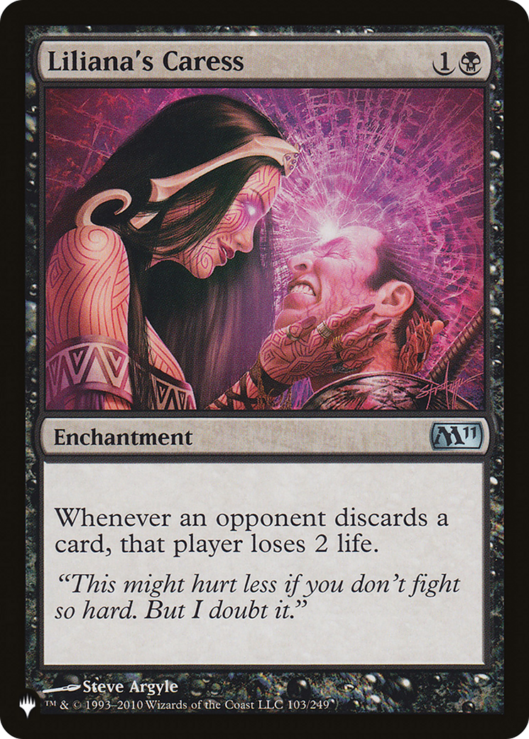 Liliana's Caress [The List] | Eastridge Sports Cards & Games