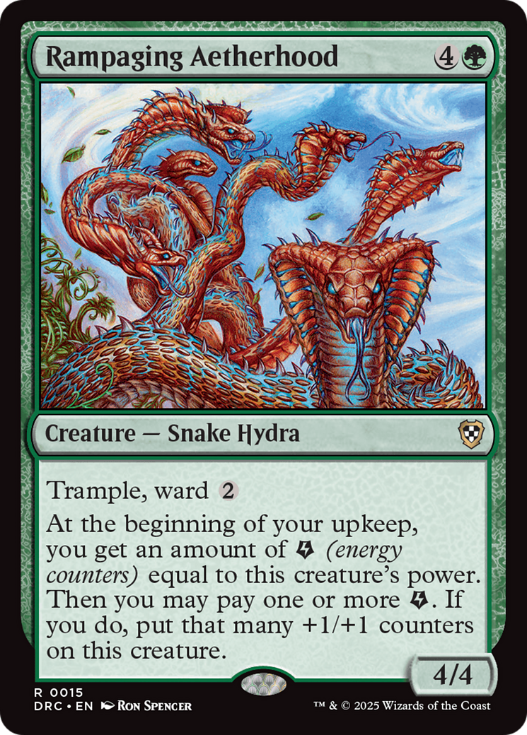 Rampaging Aetherhood [Aetherdrift Commander] | Eastridge Sports Cards & Games