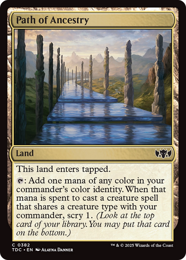 Path of Ancestry [Tarkir: Dragonstorm Commander] | Eastridge Sports Cards & Games