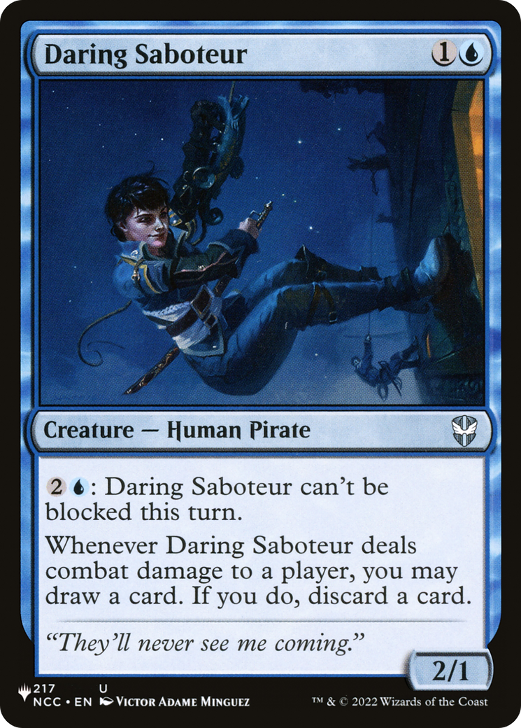 Daring Saboteur [The List Reprints] | Eastridge Sports Cards & Games