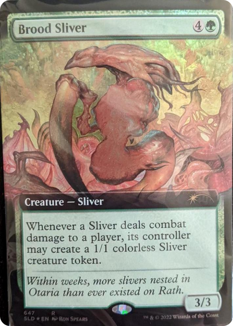 Brood Sliver (Extended Art) [Secret Lair Drop Promos] | Eastridge Sports Cards & Games