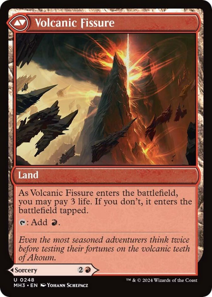 Sundering Eruption // Volcanic Fissure [Modern Horizons 3] | Eastridge Sports Cards & Games