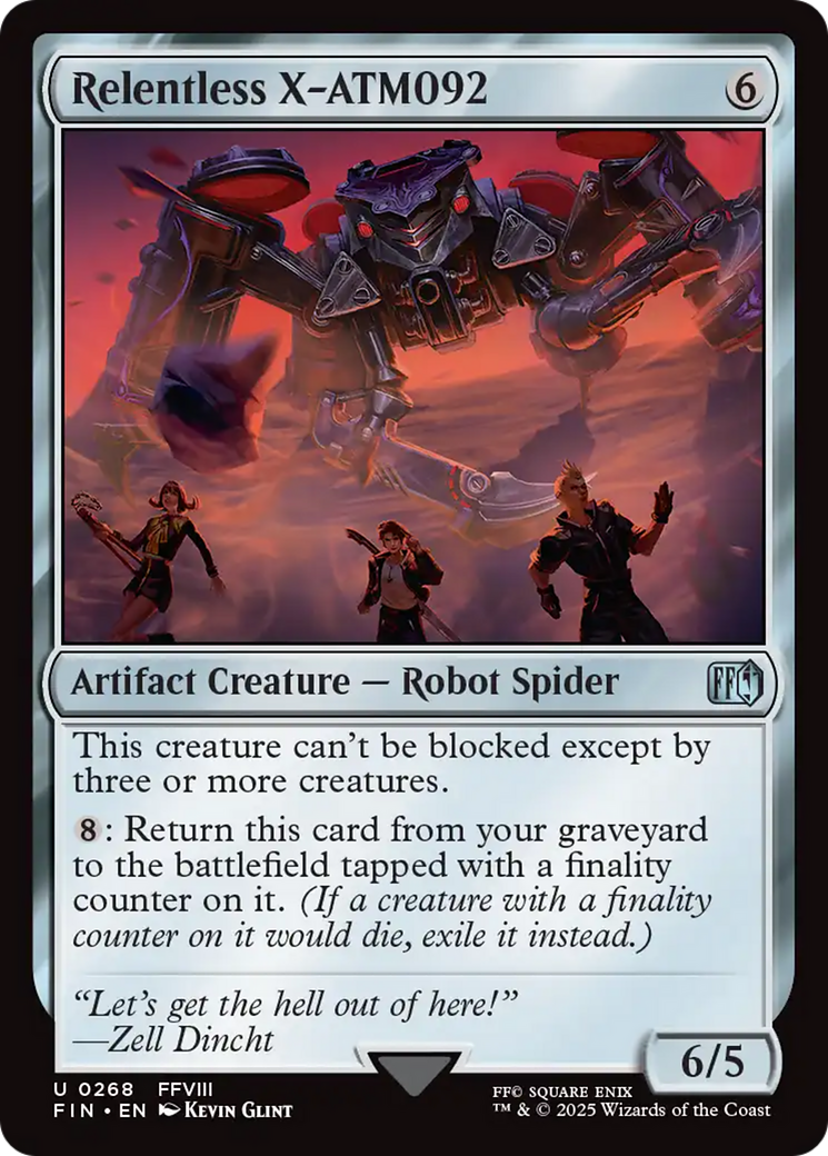 Relentless X-ATM092 [FINAL FANTASY] | Eastridge Sports Cards & Games