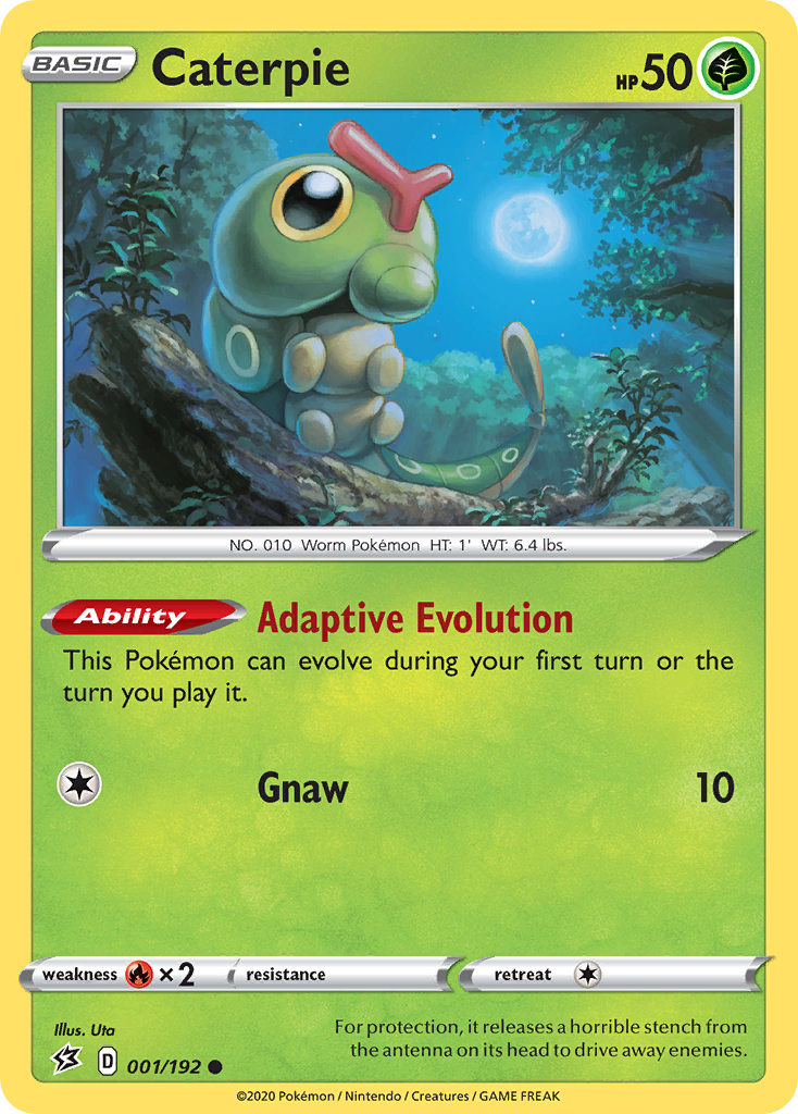 Caterpie (001/192) [Sword & Shield: Rebel Clash] | Eastridge Sports Cards & Games