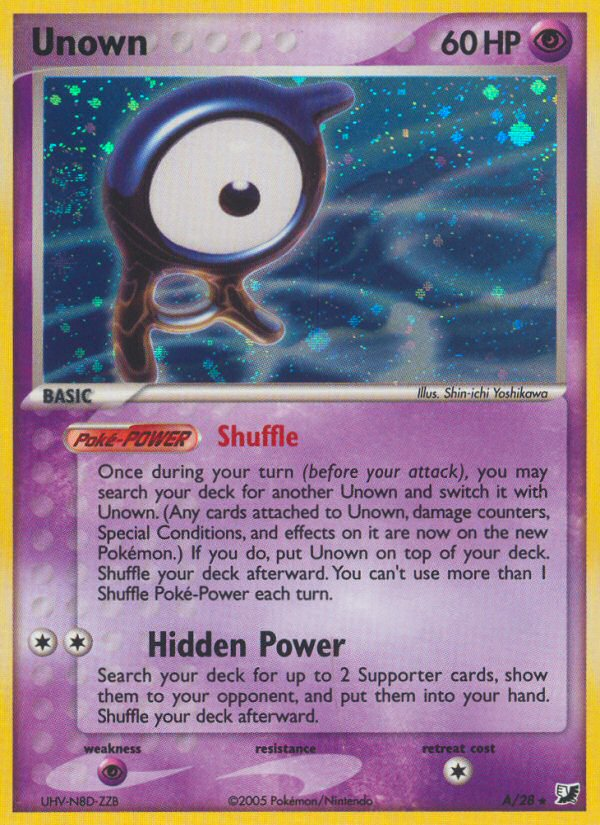 Unown (A/28) [EX: Unseen Forces] | Eastridge Sports Cards & Games