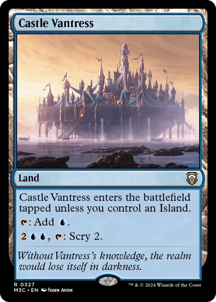 Castle Vantress (Ripple Foil) [Modern Horizons 3 Commander] | Eastridge Sports Cards & Games
