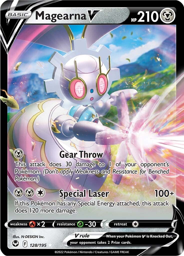 Magearna V (128/195) [Sword & Shield: Silver Tempest] | Eastridge Sports Cards & Games