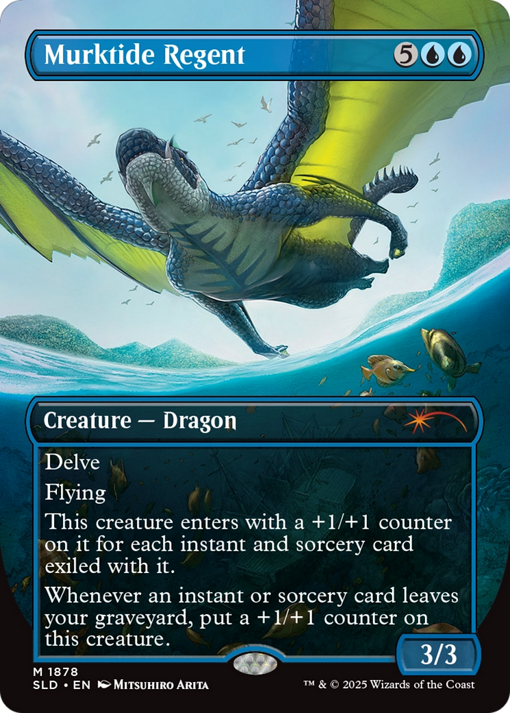 Murktide Regent (Rainbow Foil) [Secret Lair Drop Series] | Eastridge Sports Cards & Games