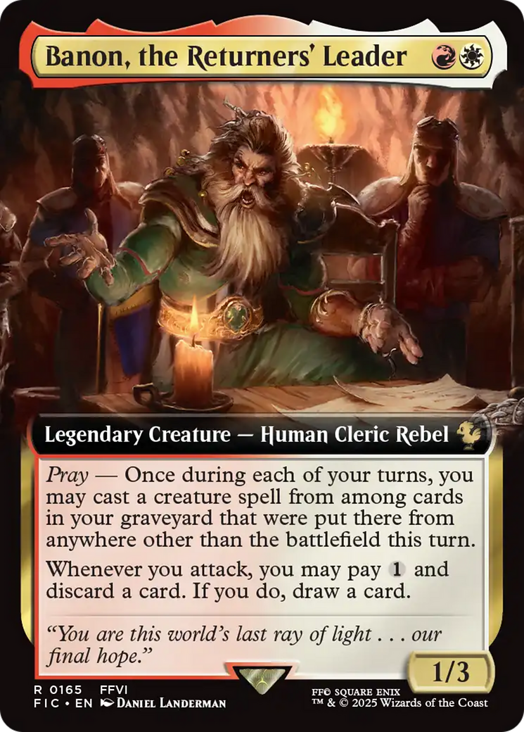 Banon, the Returners' Leader (Extended Art) [FINAL FANTASY Commander] | Eastridge Sports Cards & Games