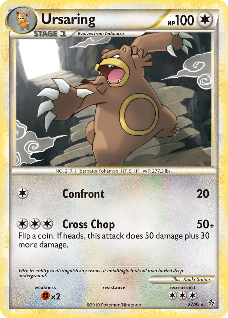 Ursaring (27/95) [HeartGold & SoulSilver: Unleashed] | Eastridge Sports Cards & Games