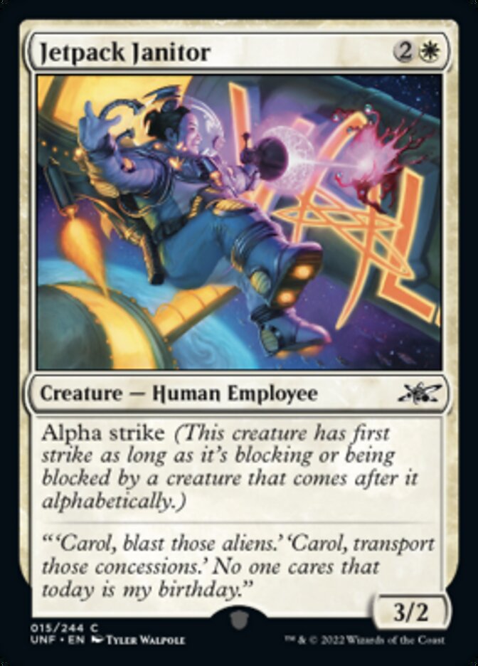 Jetpack Janitor [Unfinity] | Eastridge Sports Cards & Games