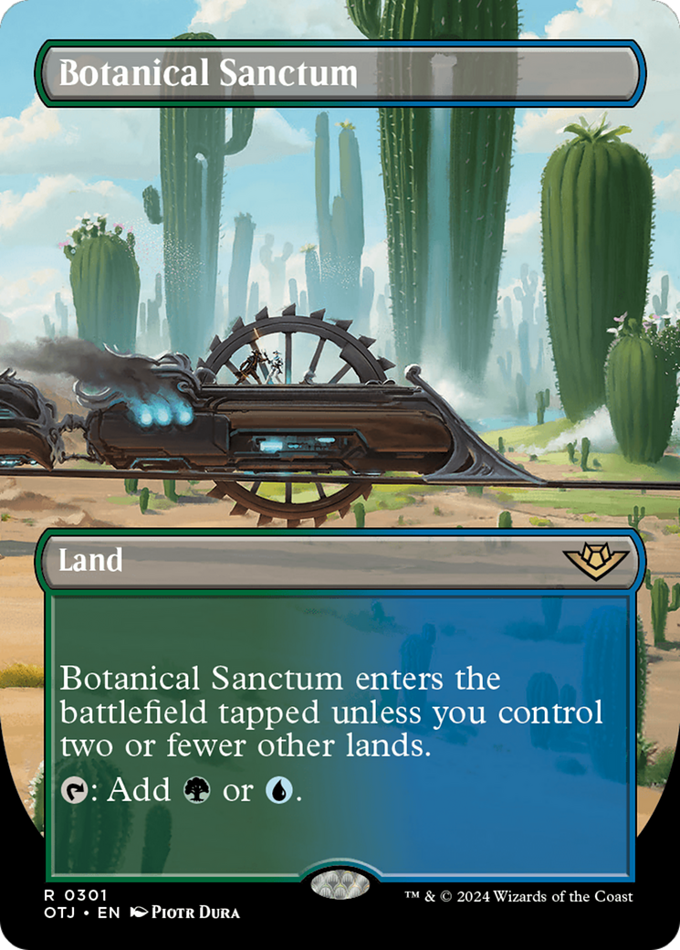 Botanical Sanctum (Borderless) [Outlaws of Thunder Junction] | Eastridge Sports Cards & Games