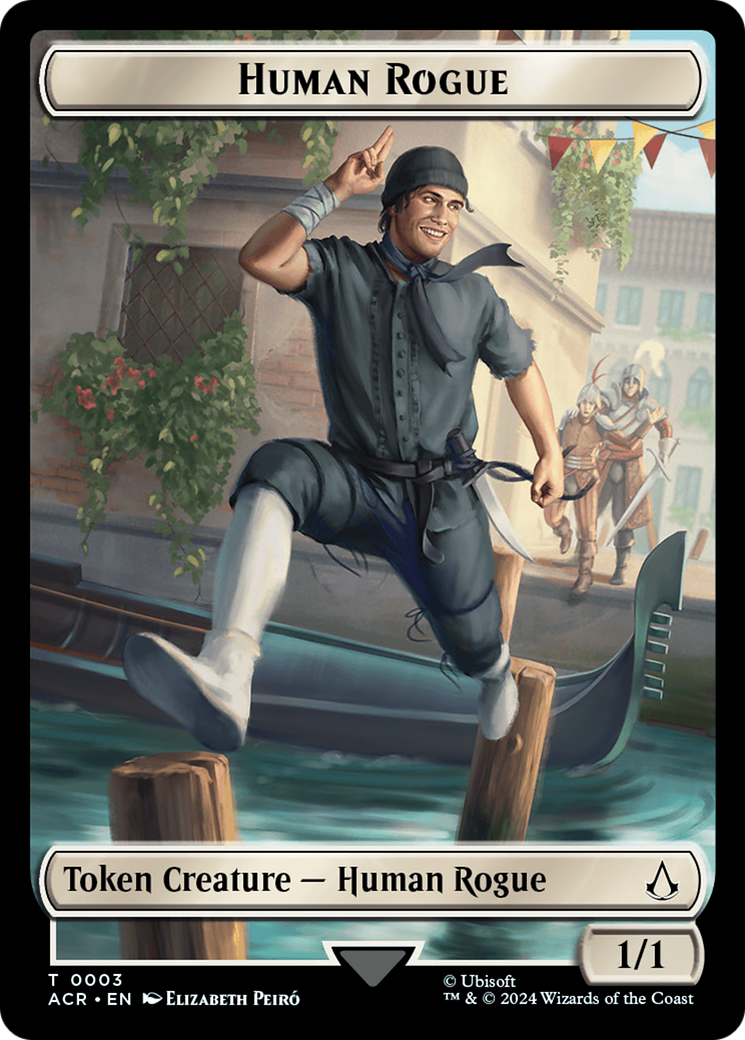 Human Rogue Token [Assassin's Creed Tokens] | Eastridge Sports Cards & Games