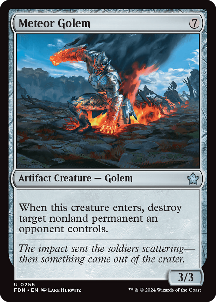 Meteor Golem [Foundations] | Eastridge Sports Cards & Games