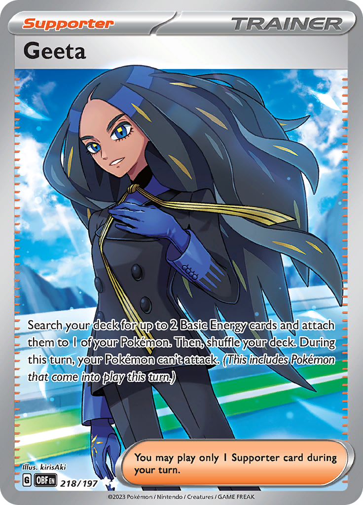 Geeta (218/197) [Scarlet & Violet: Obsidian Flames] | Eastridge Sports Cards & Games