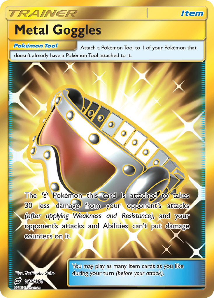 Metal Goggles (195/181) [Sun & Moon: Team Up] | Eastridge Sports Cards & Games