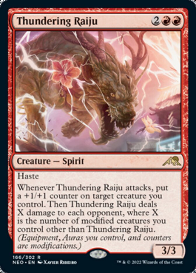 Thundering Raiju [Kamigawa: Neon Dynasty] | Eastridge Sports Cards & Games