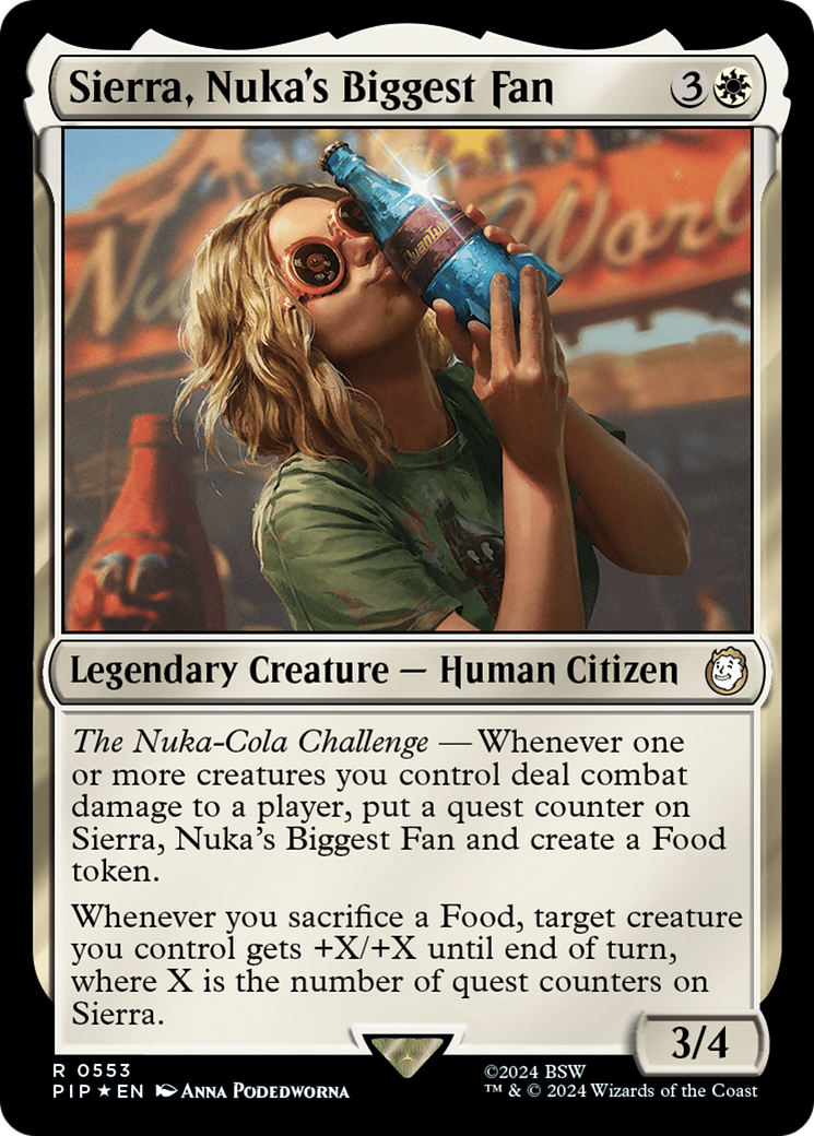 Sierra, Nuka's Biggest Fan (Surge Foil) [Fallout] | Eastridge Sports Cards & Games