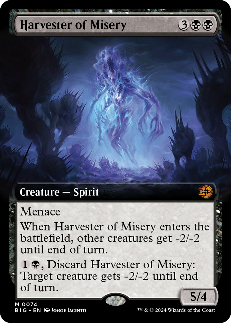 Harvester of Misery (Extended Art) [Outlaws of Thunder Junction: The Big Score] | Eastridge Sports Cards & Games