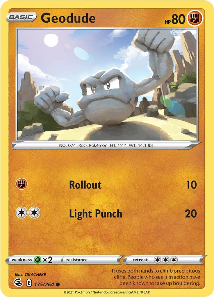 Geodude (135/264) [Sword & Shield: Fusion Strike] | Eastridge Sports Cards & Games