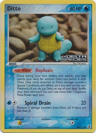 Ditto (64/113) (Stamped) [EX: Delta Species] | Eastridge Sports Cards & Games